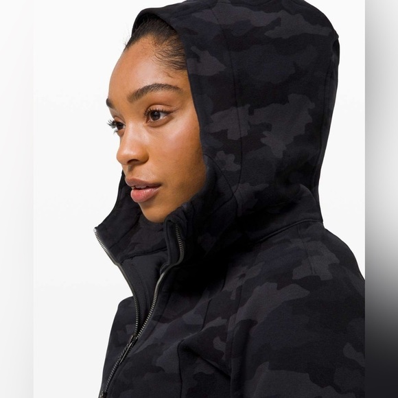 Lululemon Scuba Hoodie Light Cotton Fleece Heritage 365 Camo Deep Coal Multi 6 - Picture 2 of 9